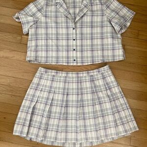 BP Pink and Blue Plaid Garment